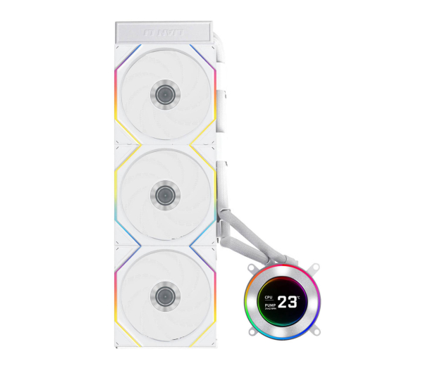 Lian Li HydroShift II LCD-C 360TL ARGB White 3x120mm - 1486796 - zdjęcie 2